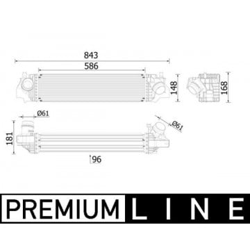 MAHLE - CI 617 000P - Şarj Hava Soğutucu