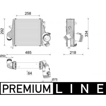 MAHLE - CI 640 000P - Turbo radyatörü