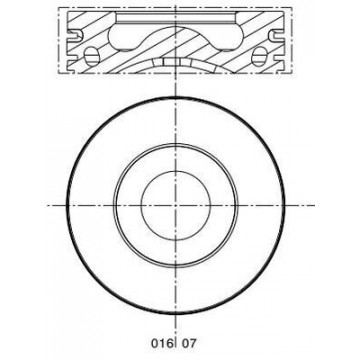 MAHLE - 016 07 00 - Piston