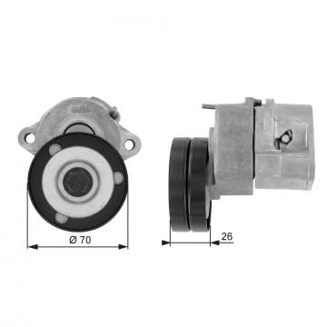 GATES T38213 - Gergi Kasnağı, V-Kayışı