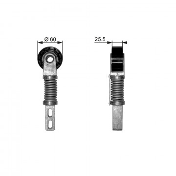 GATES T38355 - Gergi Kasnağı, V-Kayışı