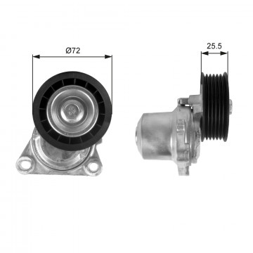 GATES T38408 - Gergi Kasnağı, V-Kayışı