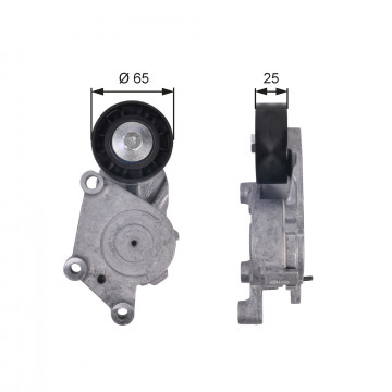 GATES T39125 - Gergi Kasnağı, V-Kayışı