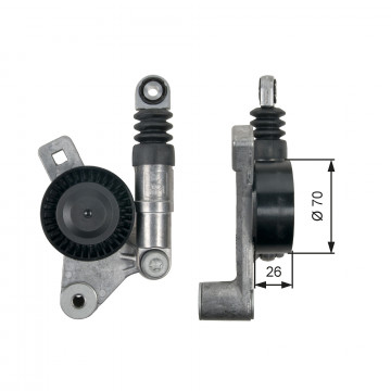GATES T39132 - Gergi Kasnağı, V-Kayışı