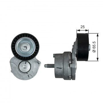 GATES T39205 - Gergi Kasnağı, V-Kayışı