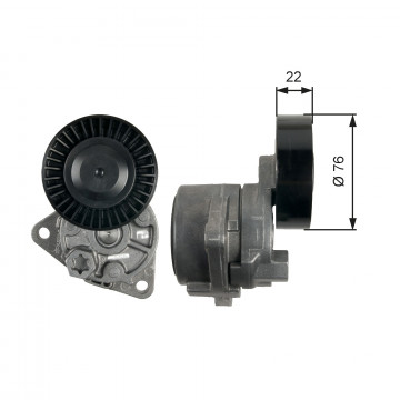 GATES T39217 - Gergi Kasnağı, V-Kayışı