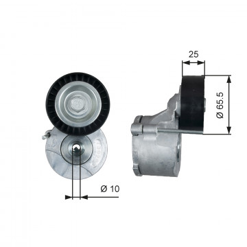 GATES T39281 - Gergi Kasnağı, V-Kayışı