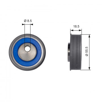 GATES T41038 - Gergi Kasnağı, Triger Kayışı