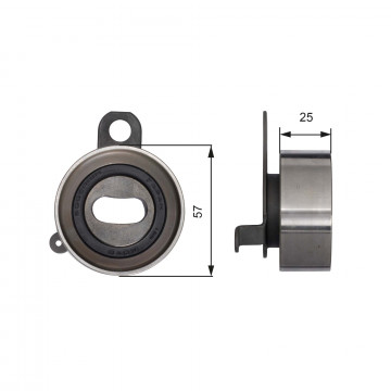 GATES T41072 - Gergi Kasnağı, Triger Kayışı