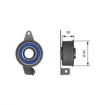 GATES T41144 - Gergi Kasnağı, Triger Kayışı