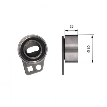 GATES T41275 - Gergi Kasnağı, Triger Kayışı