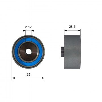 GATES T42081 - Saptırma/Kılavuz Kasnak, Triger Kayışı