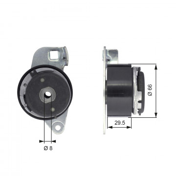 GATES T43045 - Gergi Kasnağı, Triger Kayışı