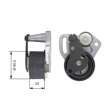 GATES T43107 - Gergi Kasnağı, Triger Kayışı