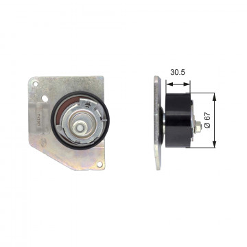 GATES T43207 - Gergi Kasnağı, Triger Kayışı