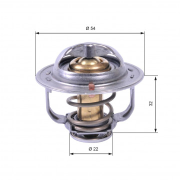 GATES TH42589G1 - Termostat, Soğutma Sıvısı