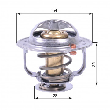 GATES TH43880G1 - Termostat, Soğutma Sıvısı