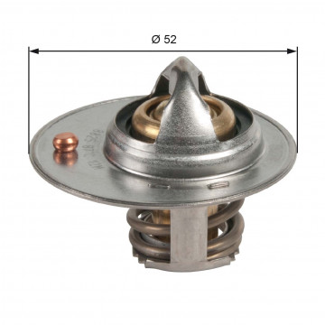 GATES TH49087G1 - Termostat, Soğutma Sıvısı