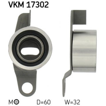 SKF VKM 17302 - Gergi Kasnağı -  Triger Kayışı