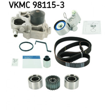 SKF VKMC 98115-3 - Su Pompası Ve Triger Kayışı Seti