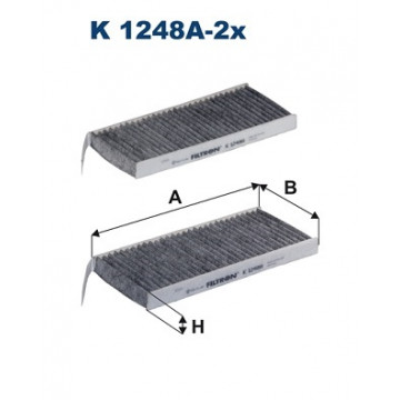 Filtron K 1248A-2x - Polen Filtresi