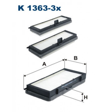 Filtron K 1363-3x - Polen Filtresi