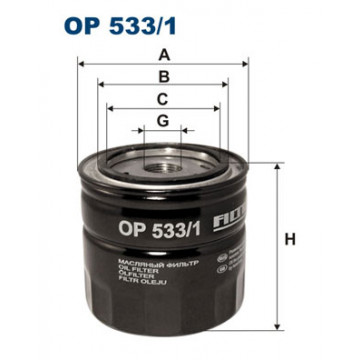 Filtron OP 533/1 - Yağ Filtresi