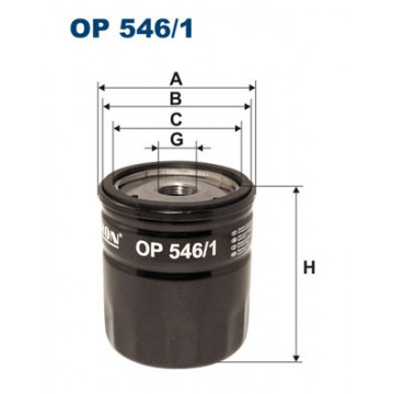 Filtron OP 546/1 - Yağ Filtresi