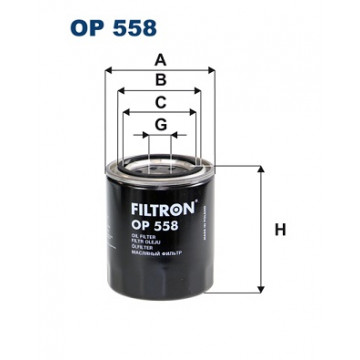 Filtron OP 558 - Yağ Filtresi