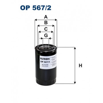 Filtron OP 567/2 - Yağ Filtresi