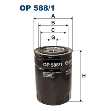Filtron OP 588/1 - Yağ Filtresi