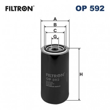 Filtron OP 592 - Yağ Filtresi