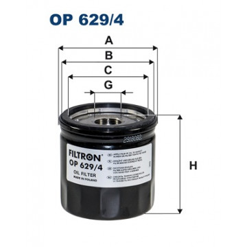 Filtron OP 629/4 - Yağ Filtresi