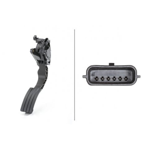HELLA - 6PV 009 978-721 - Sensör, Gaz Pedalı Konumu