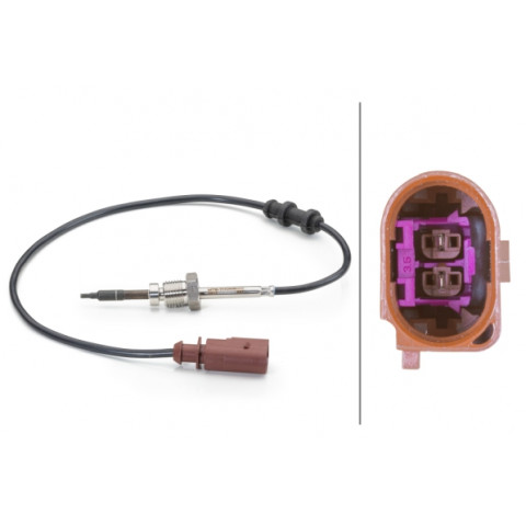 HELLA - 6PT 014 494-061 - Egzoz Gazı Sıcaklık Sensörü