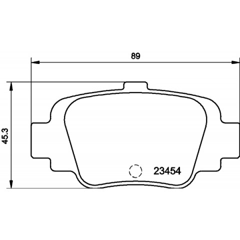 HELLA - 8DB 355 011-551 - Fren Balatası Seti, Disk Fren