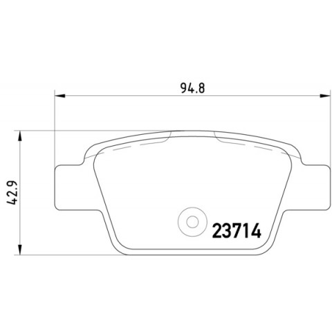 HELLA - 8DB 355 018-851 - Fren Balatası Seti, Disk Fren