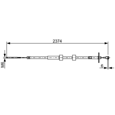 BOSCH - 1 987 482 499 - El Freni Teli