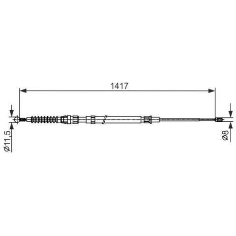 BOSCH - 1 987 482 583 - El Freni Teli