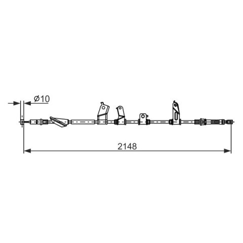 BOSCH - 1 987 482 914 - El Freni Teli
