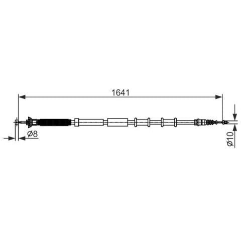 BOSCH - 1 987 482 582 - El Freni Teli