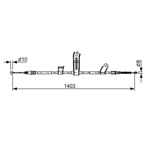 BOSCH - 1 987 482 522 - El Freni Teli