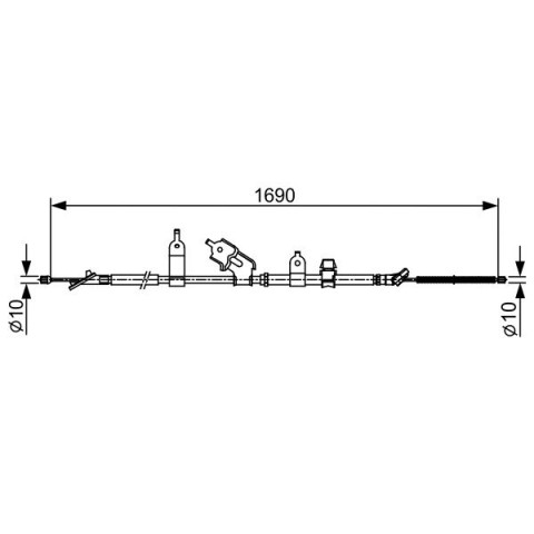 BOSCH - 1 987 482 443 - El Freni Teli