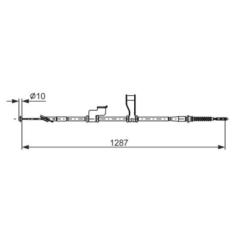 BOSCH - 1 987 482 905 - El Freni Teli