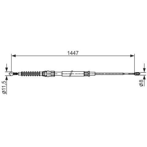 BOSCH - 1 987 482 445 - El Freni Teli