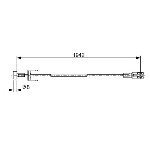 BOSCH - 1 987 482 643 - El Freni Teli