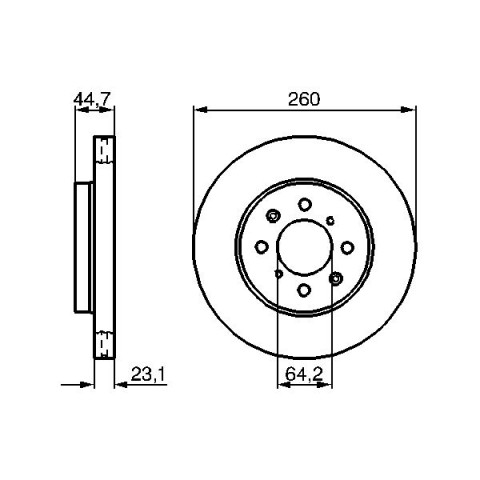 BOSCH - 0 986 479 226 - Fren Diski