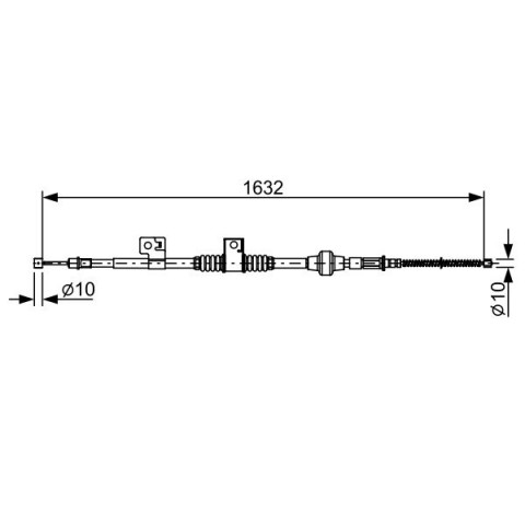 BOSCH - 1 987 482 519 - El Freni Teli