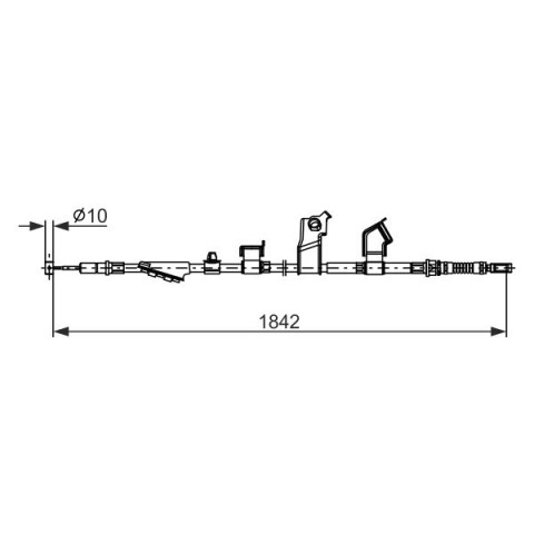 BOSCH - 1 987 482 911 - El Freni Teli