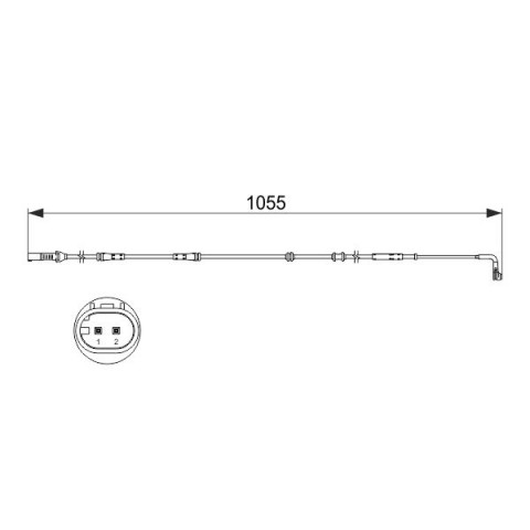 BOSCH - 1 987 473 507 - Uyarı Teması, Fren Balatası Aşınması